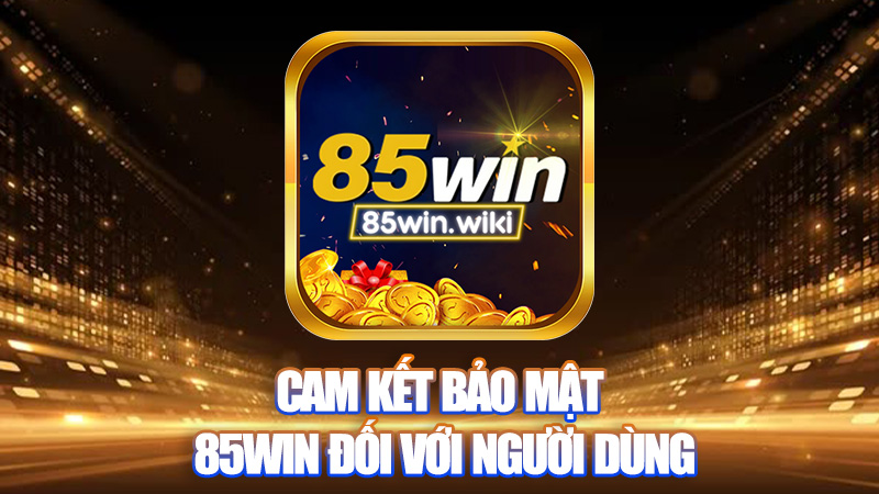 Cam kết bảo mật của nhà cái 85Win đối với người dùng